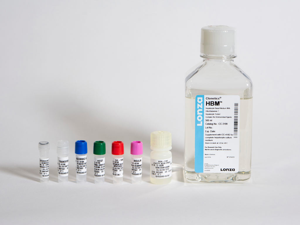 HCM BulletKit (CC-3199 &amp; CC-4182)肝细胞培养基